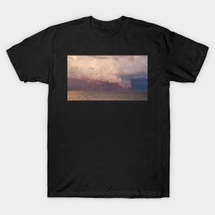 Colorful stormy sky over the ocean T-Shirt